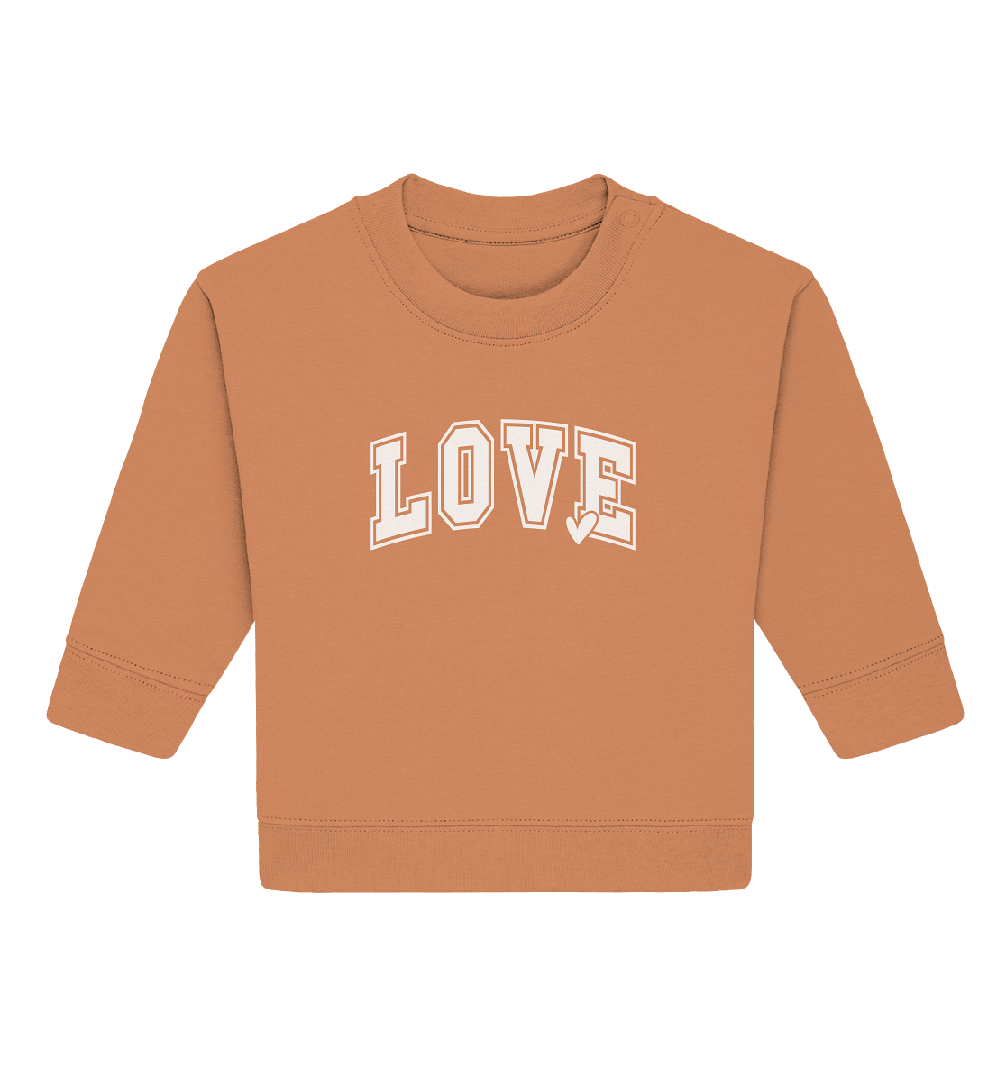 "Love" – das Design, das Herzen spricht! - Baby Organic Sweatshirt