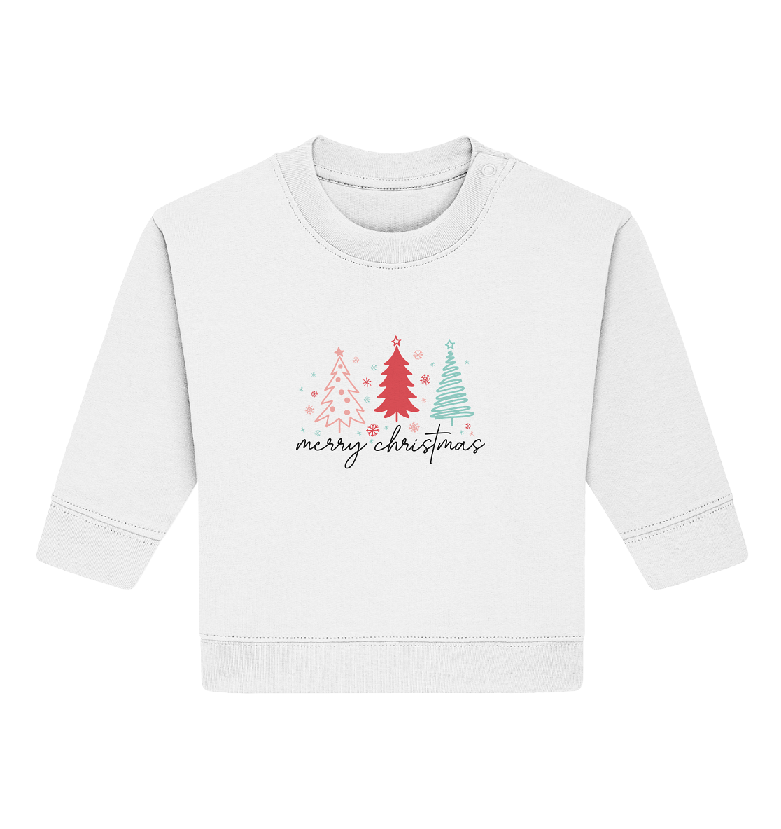 Elegant Christmas Greetings - Baby Organic Sweatshirt