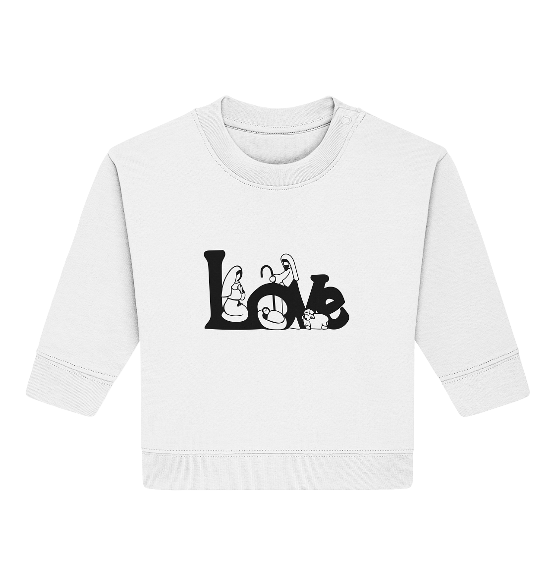 Die Liebe die wir zu Weihachten erleben - Baby Organic Sweatshirt