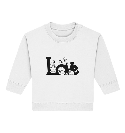 The love we experience at Christmas - Baby Organic Sweatshirt