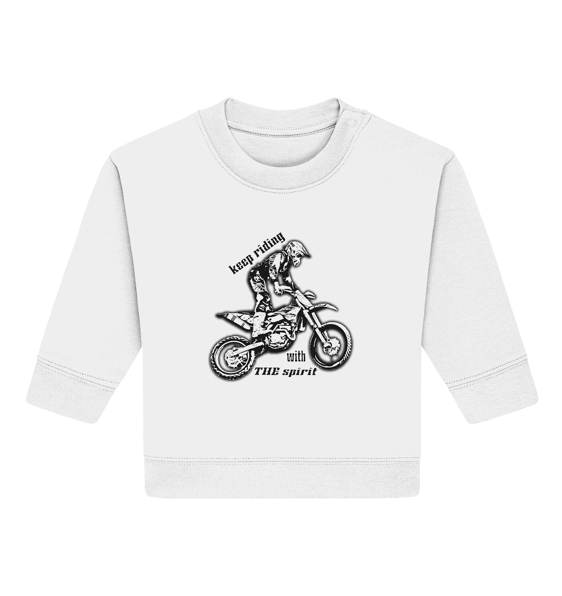 Keep Riding with the Holy Spirit - Baby Organic Sweatshirt