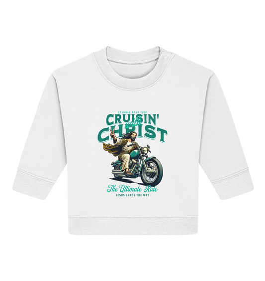 Eternal Road Trip – Cruisin' with Christ - Baby Organic Sweatshirt