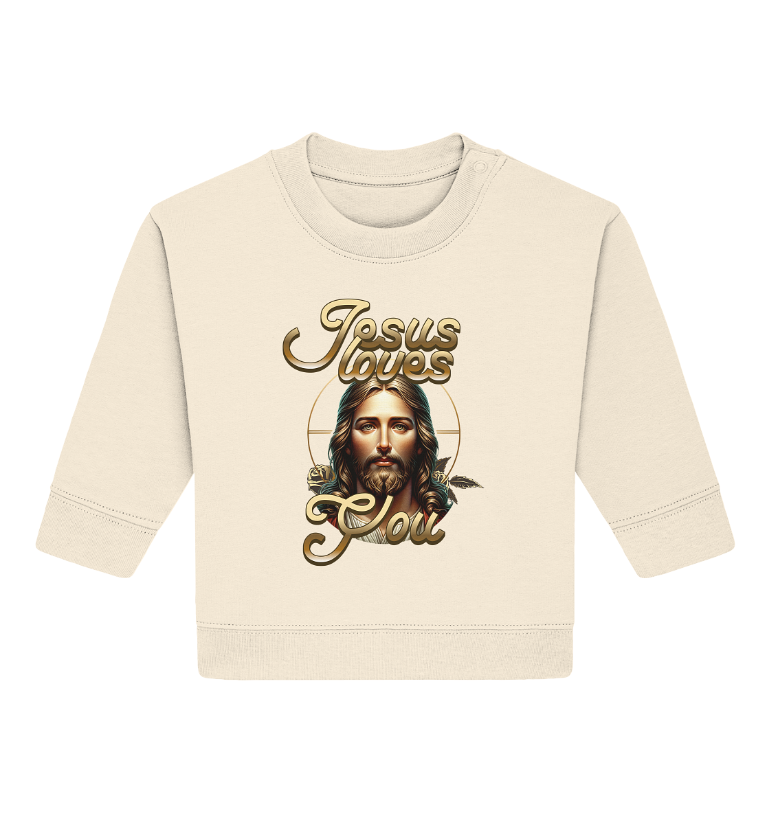 Jesus Loves You - Baby Organic Sweatshirt