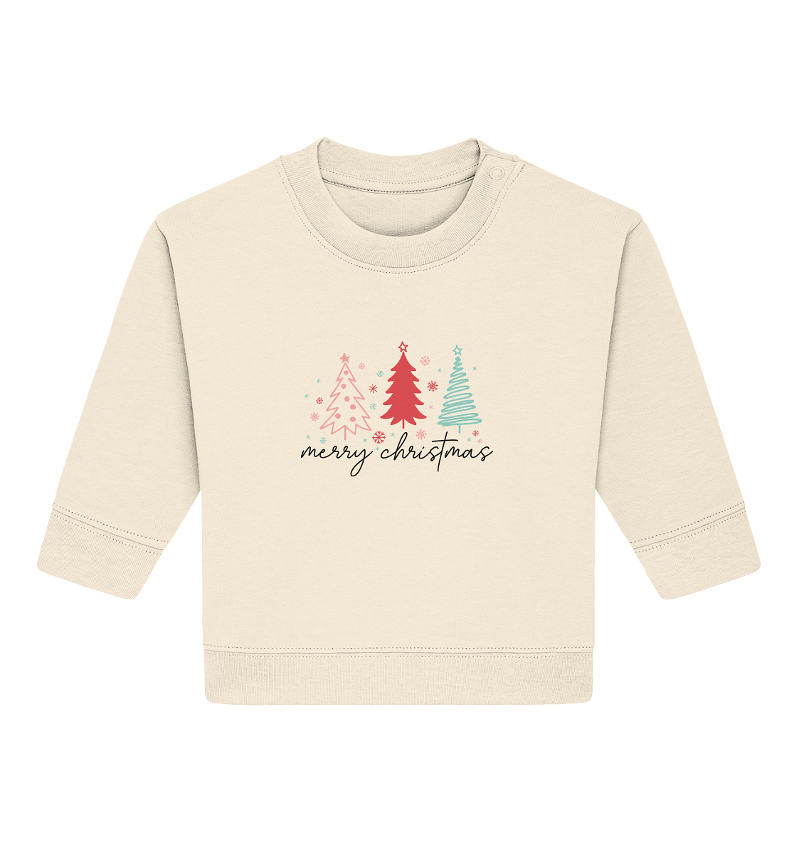 Elegant Christmas Greetings - Baby Organic Sweatshirt