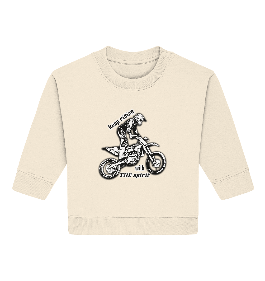 Keep Riding with the Holy Spirit - Baby Organic Sweatshirt