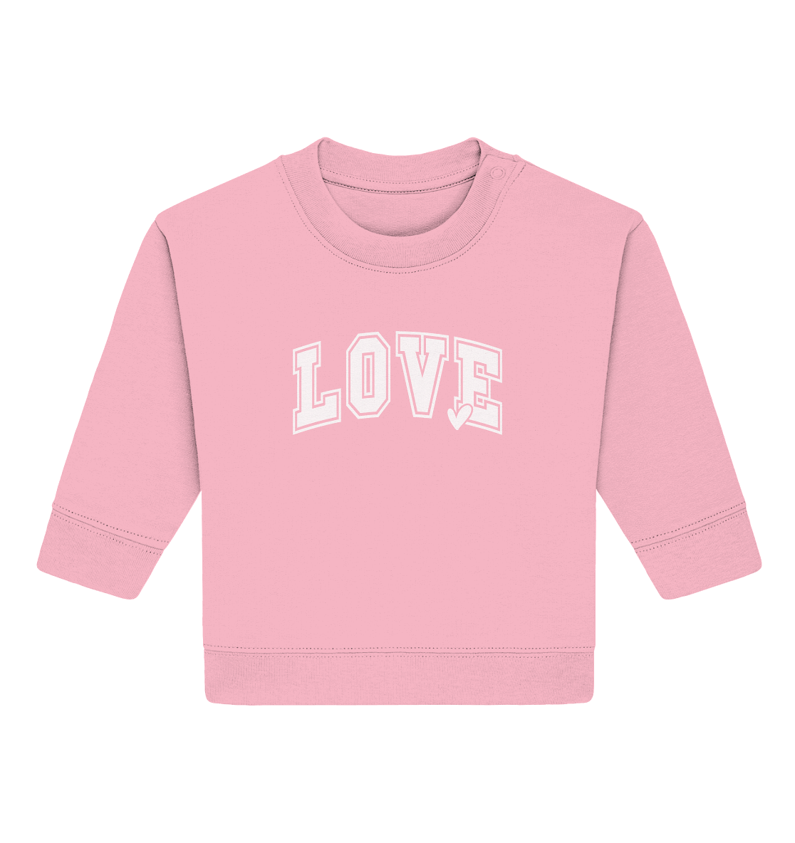 "Love" – das Design, das Herzen spricht! - Baby Organic Sweatshirt