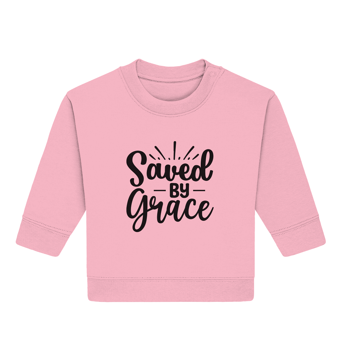 Saved by Grace – Dein Glaube, Dein Statement - Baby Organic Sweatshirt