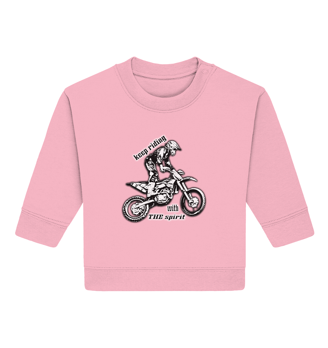 Keep Riding with the Holy Spirit - Baby Organic Sweatshirt