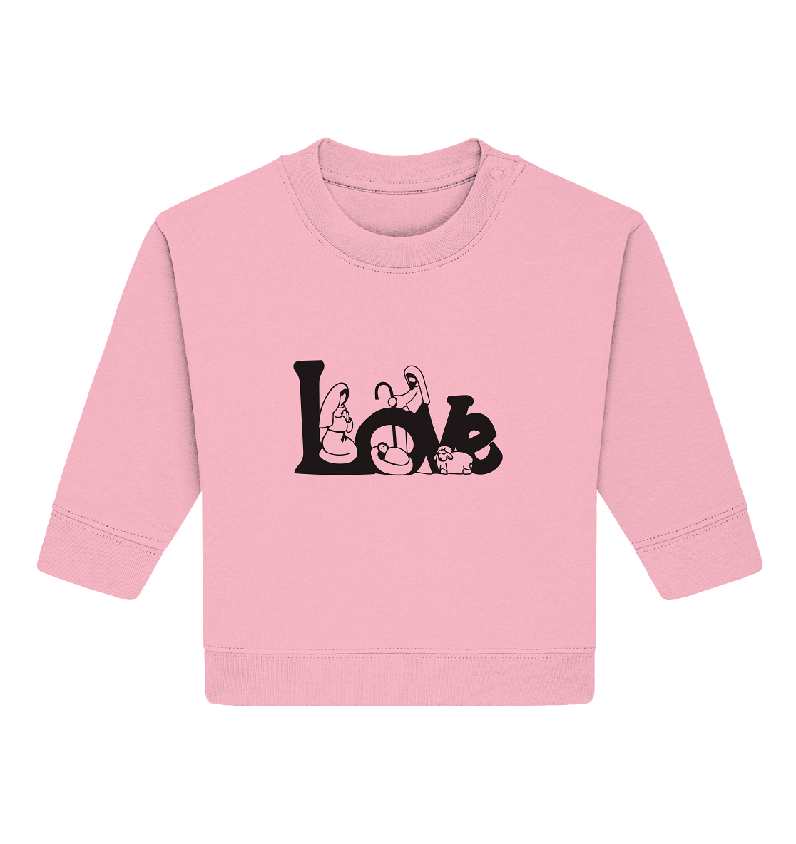 The love we experience at Christmas - Baby Organic Sweatshirt