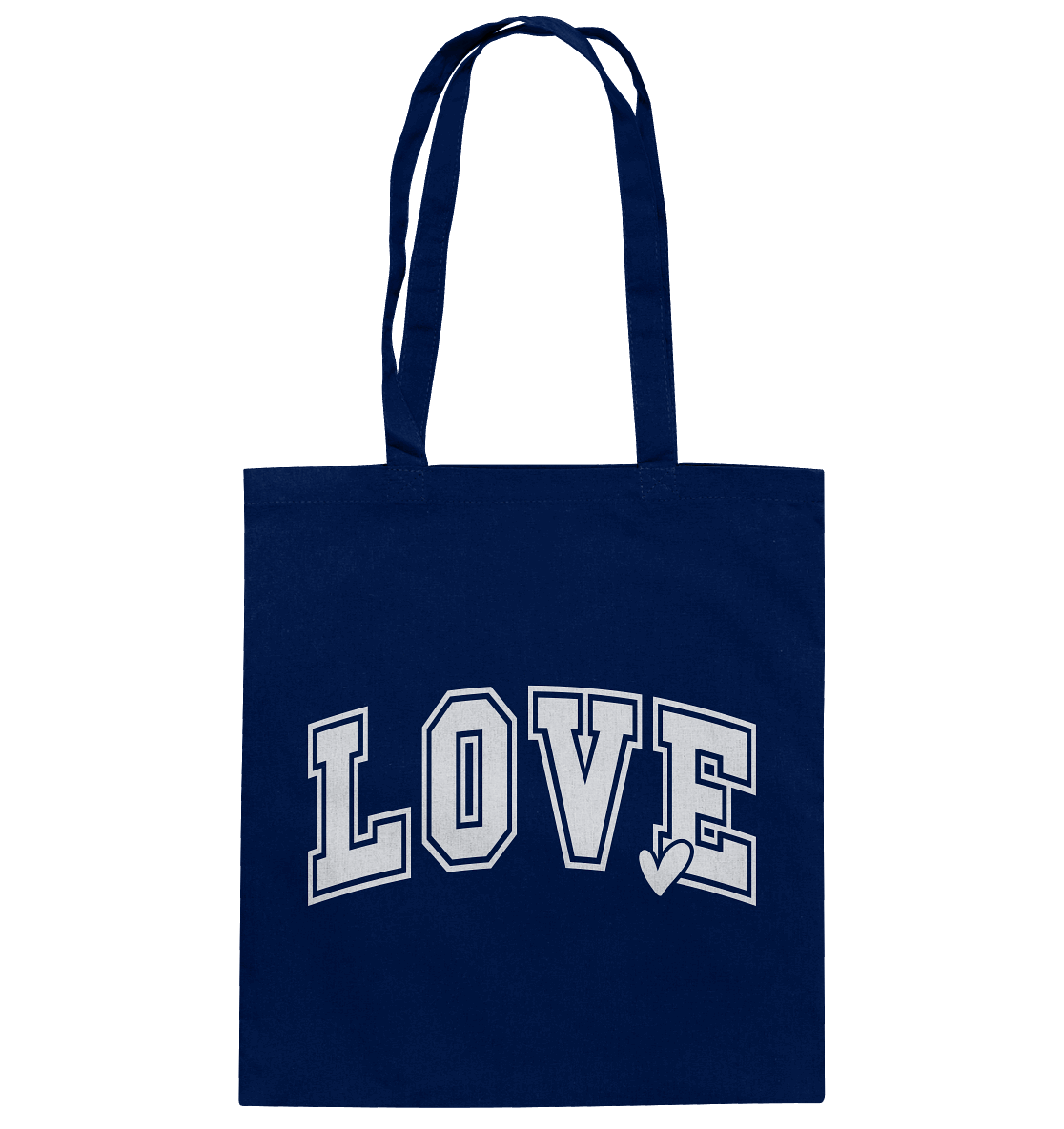 "Love" – das Design, das Herzen spricht! - Baumwolltasche