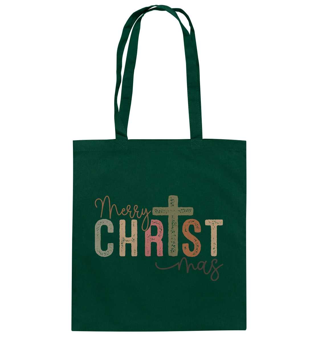 Merry CHRISTmas – Christ im Mittelpunkt - Baumwolltasche