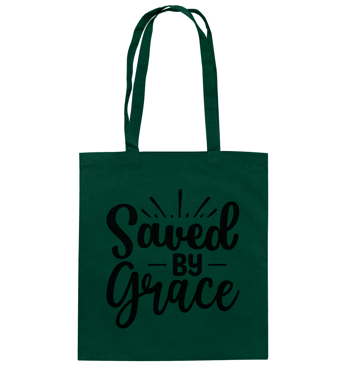 Saved by Grace – Dein Glaube, Dein Statement - Baumwolltasche