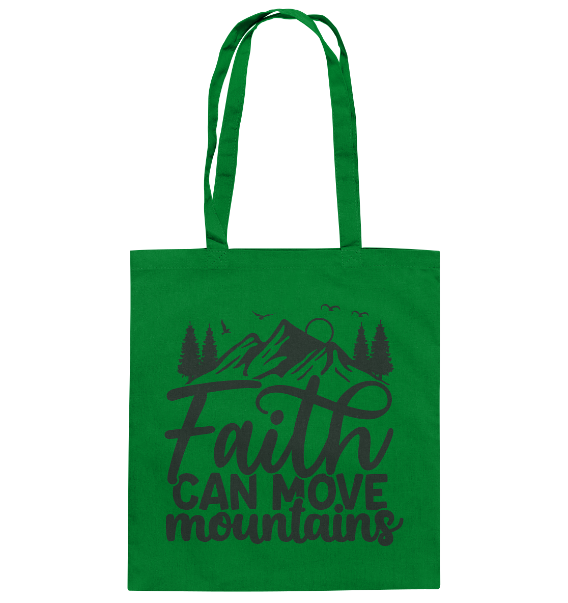 Faith Moves Mountains - Cotton Bag