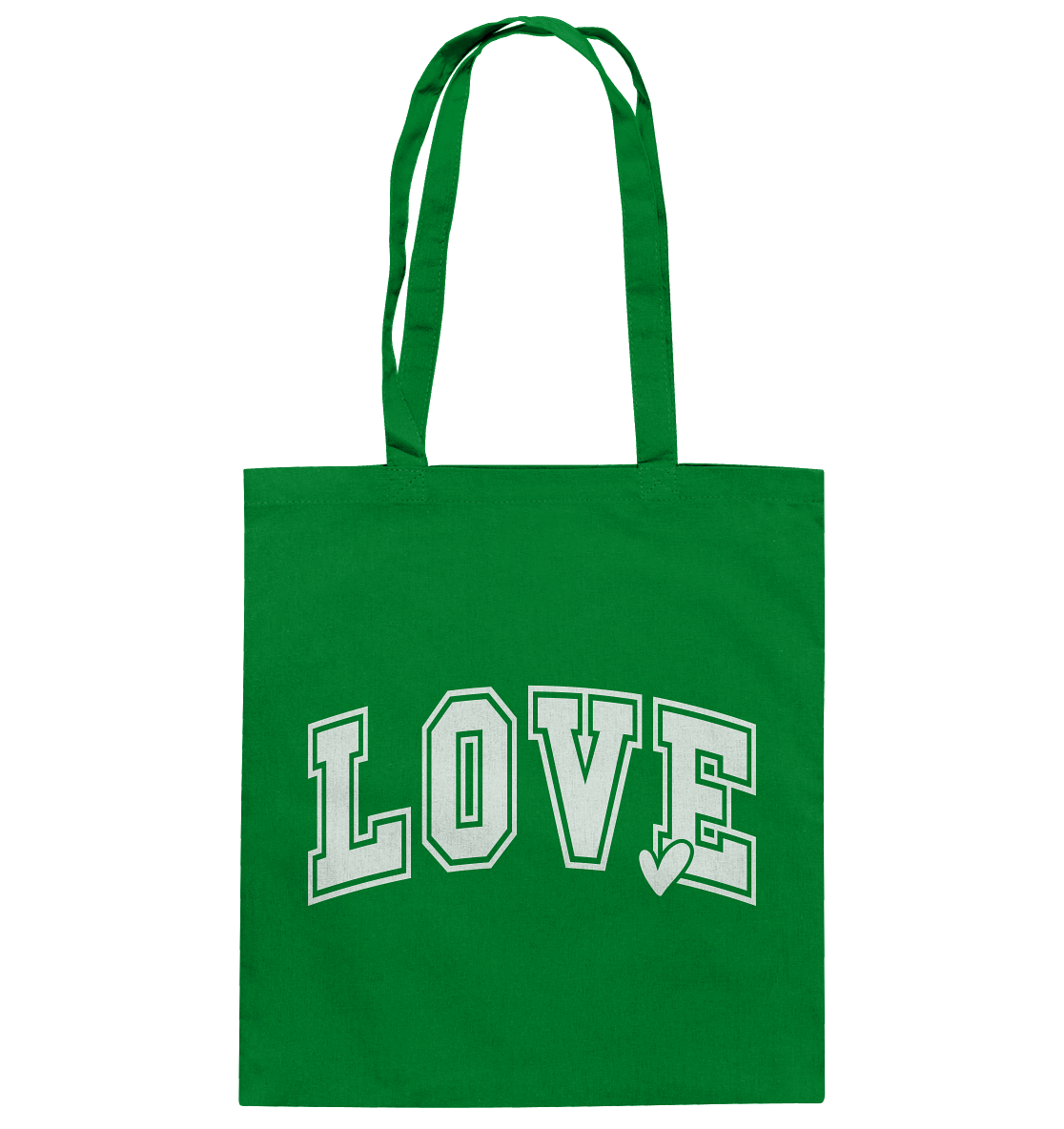 "Love" – das Design, das Herzen spricht! - Baumwolltasche