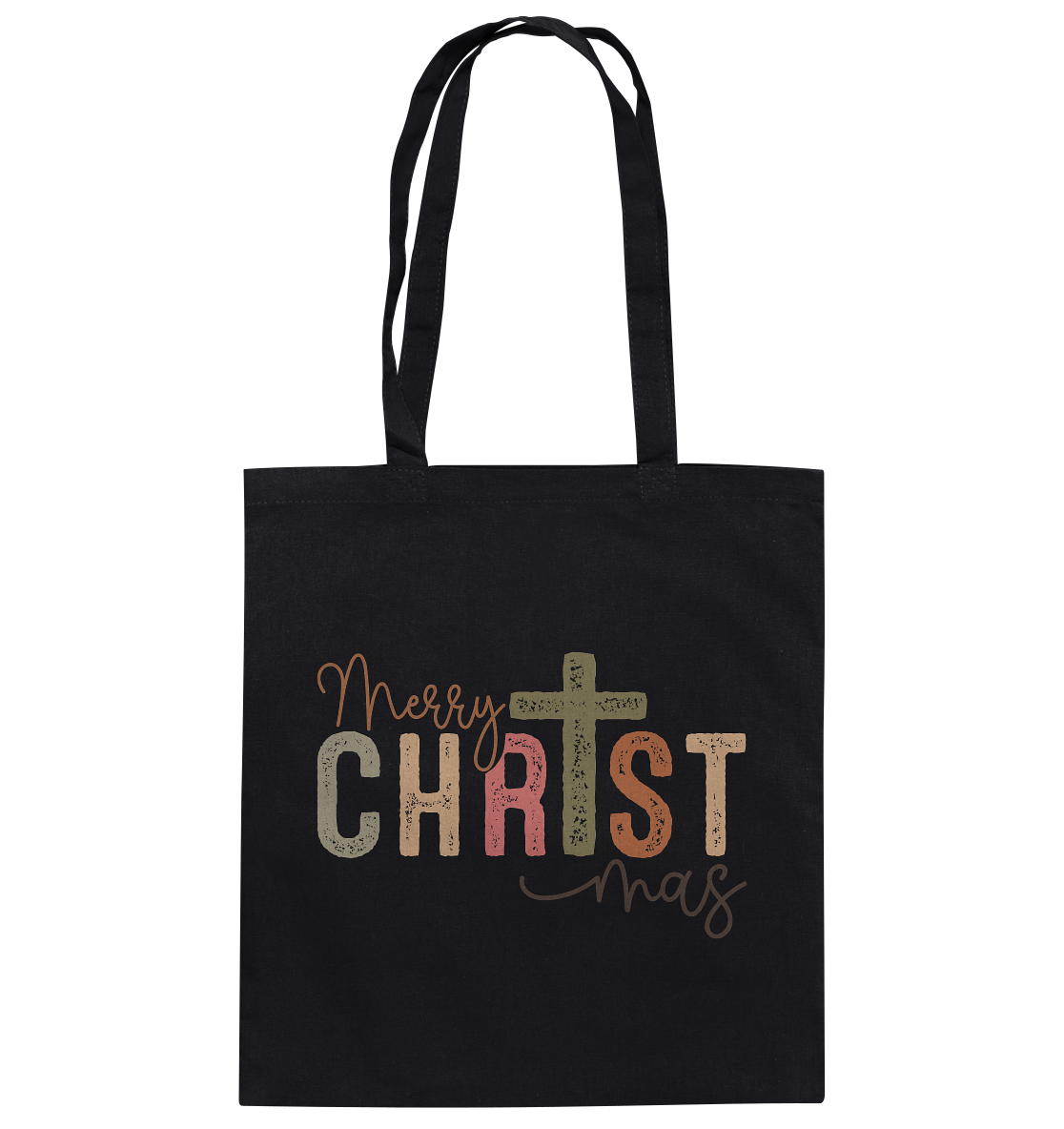 Merry CHRISTmas – Christ im Mittelpunkt - Baumwolltasche