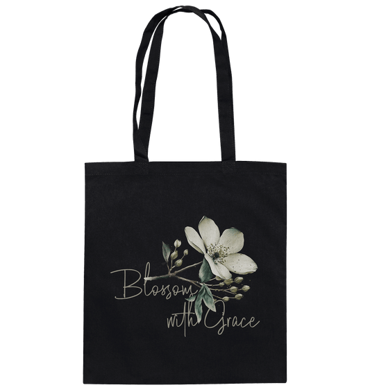 Blossom with Grace - Baumwolltasche