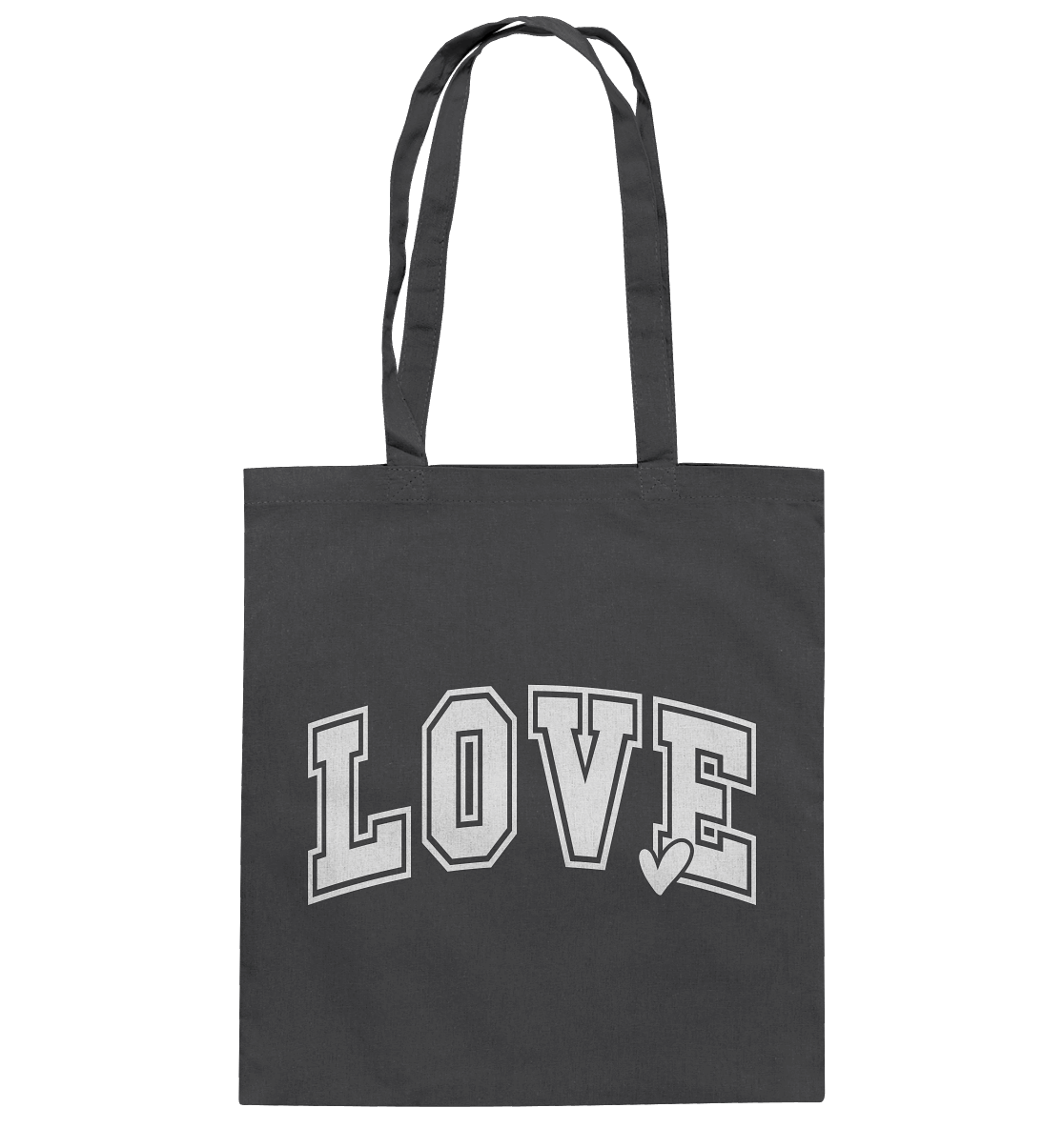 "Love" – das Design, das Herzen spricht! - Baumwolltasche