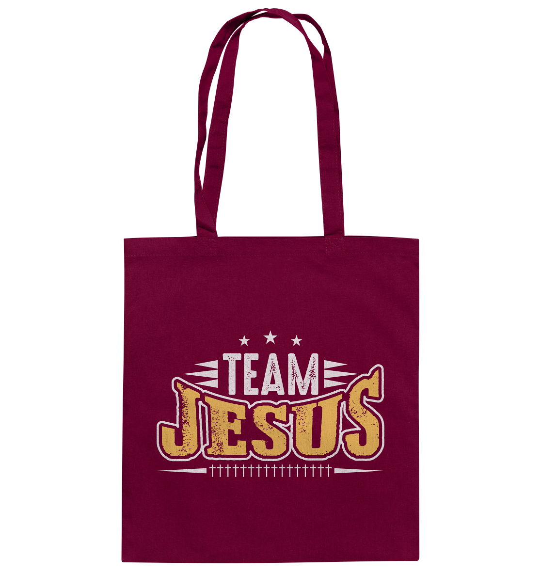 Team Jesus - Gemeinsam im Glauben - Baumwolltasche