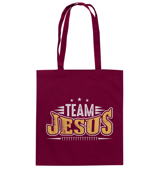 Team Jesus - Gemeinsam im Glauben - Baumwolltasche