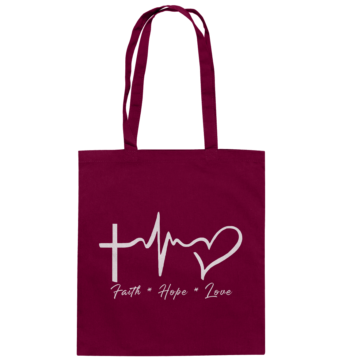 Faith * Hope * Love - Baumwolltasche