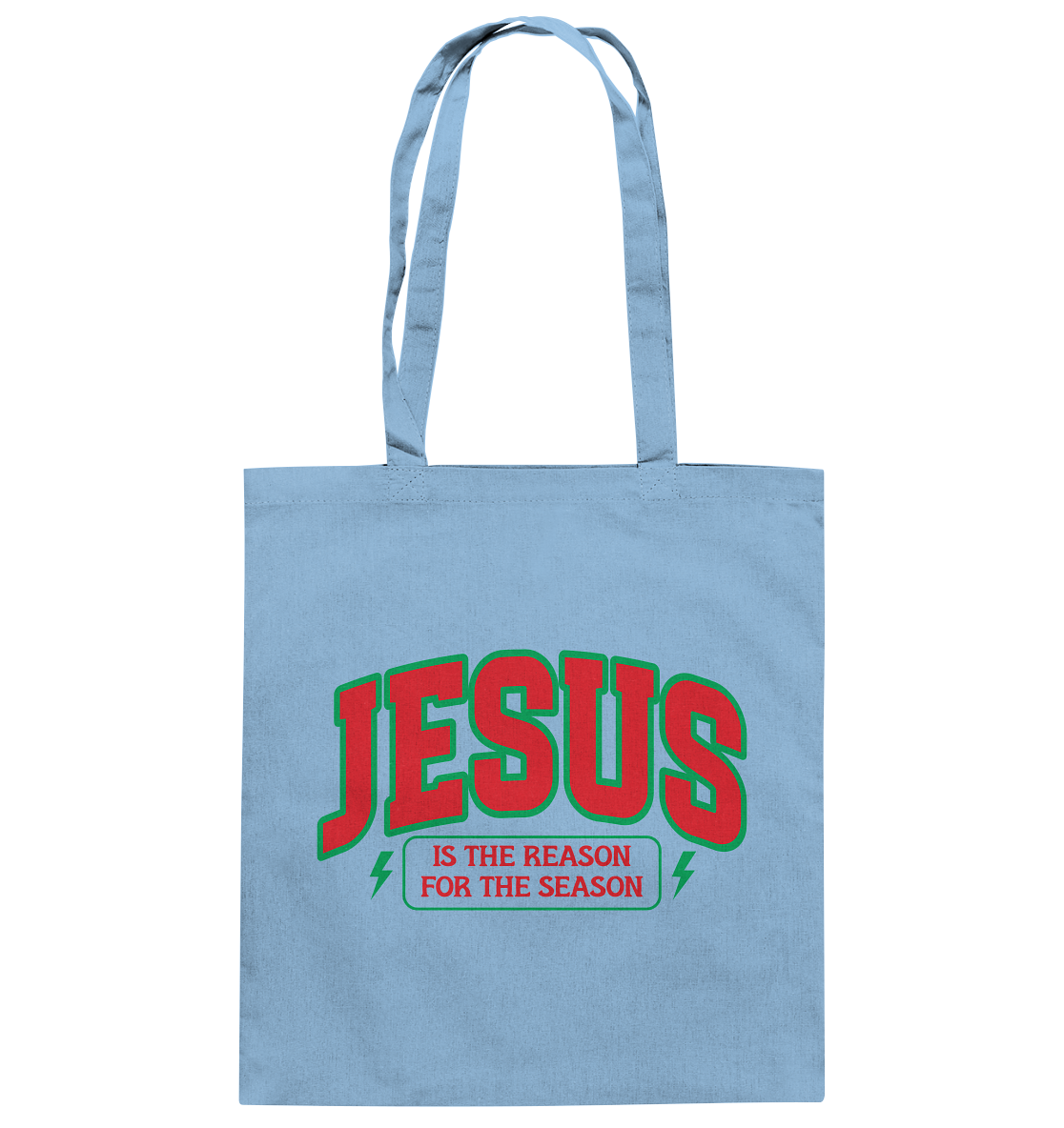 Jesus – Der Grund für die Weihnachtszeit (RG) - Baumwolltasche