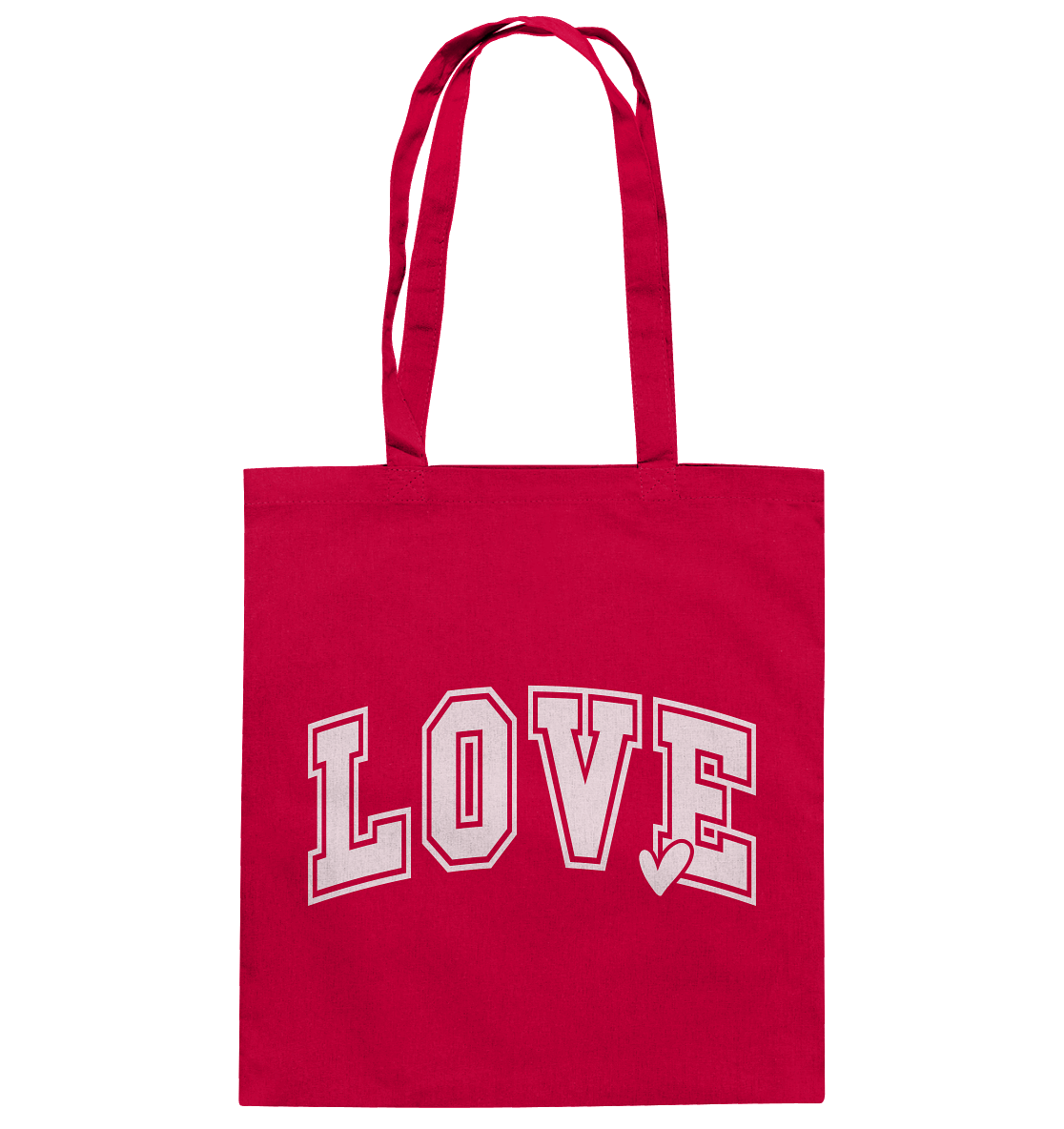 "Love" – das Design, das Herzen spricht! - Baumwolltasche