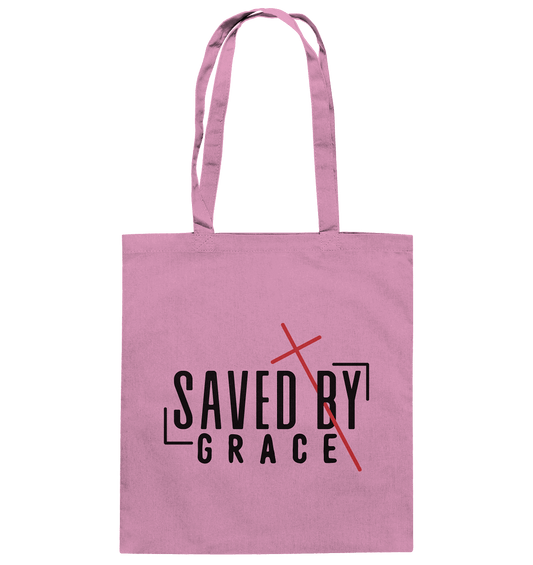 Saved by Grace – Ein kraftvolles Statement des Glaubens - Baumwolltasche