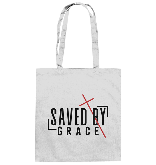 Saved by Grace – Ein kraftvolles Statement des Glaubens - Baumwolltasche