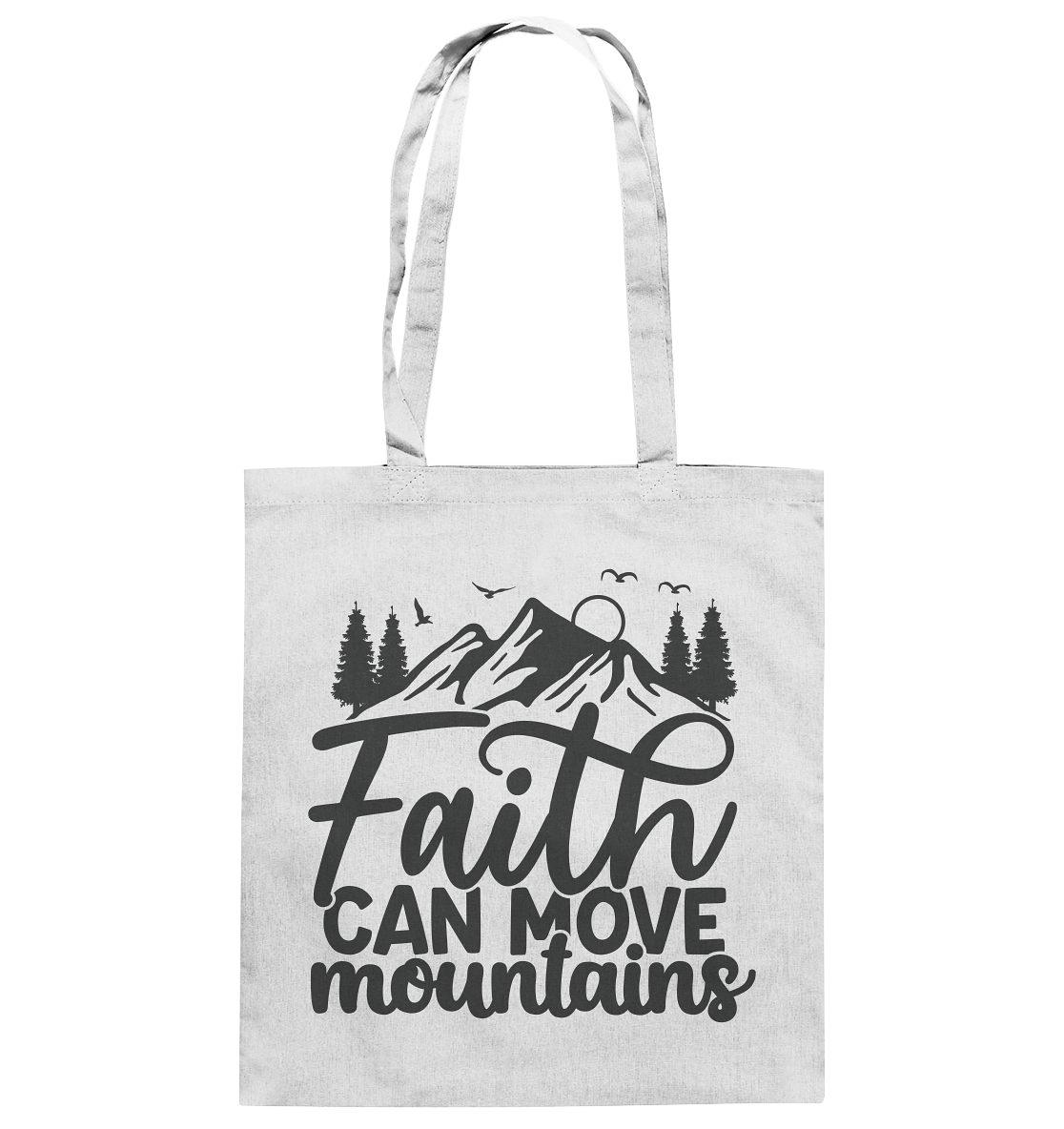 Faith Moves Mountains - Cotton Bag