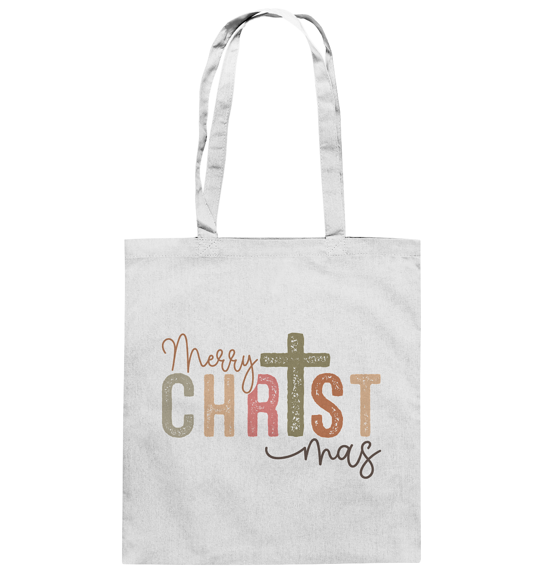 Merry CHRISTmas – Christ im Mittelpunkt - Baumwolltasche