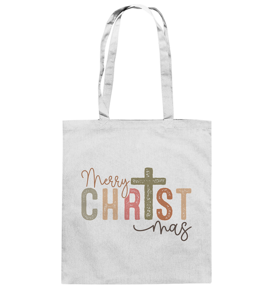 Merry CHRISTmas – Christ im Mittelpunkt - Baumwolltasche