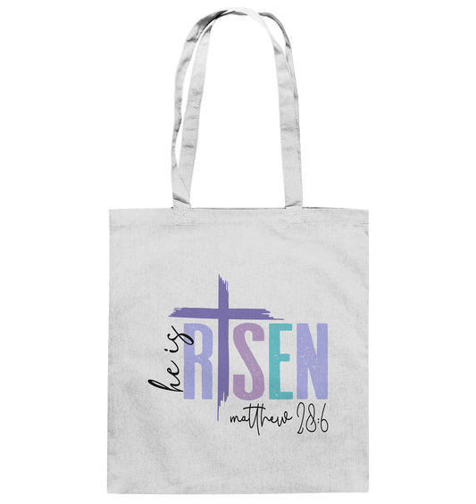 He Is Risen – Die Hoffnung lebt! - Baumwolltasche