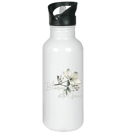 Blossom with Grace - Edelstahl-Trinkflasche