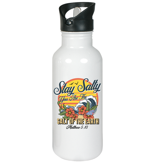 Stay Salty - Retro - Edelstahl-Trinkflasche