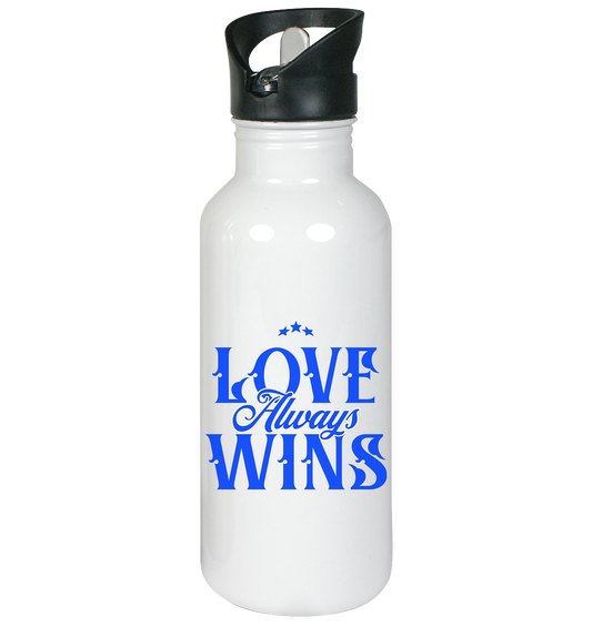 Love Always Wins - Stainless Steel Water Bottle