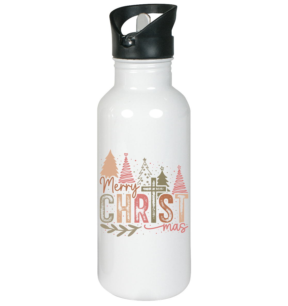 Merry CHRISTmas – The True Focus - Stainless Steel Water Bottle