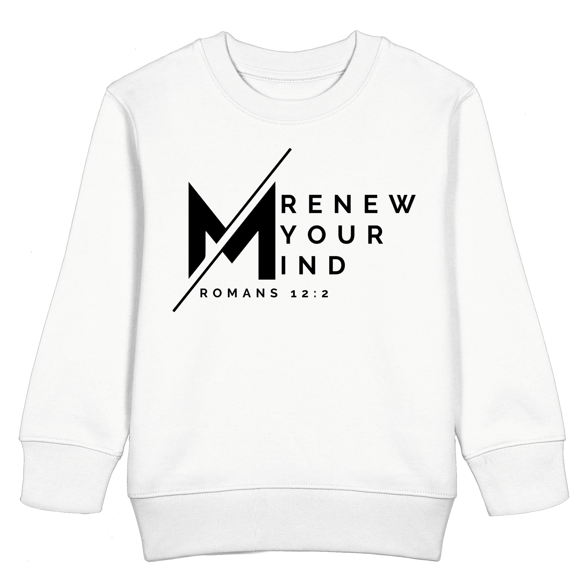 Erneuere deine Gedanken - Römer 12:2 - Kids Basic Sweatshirt