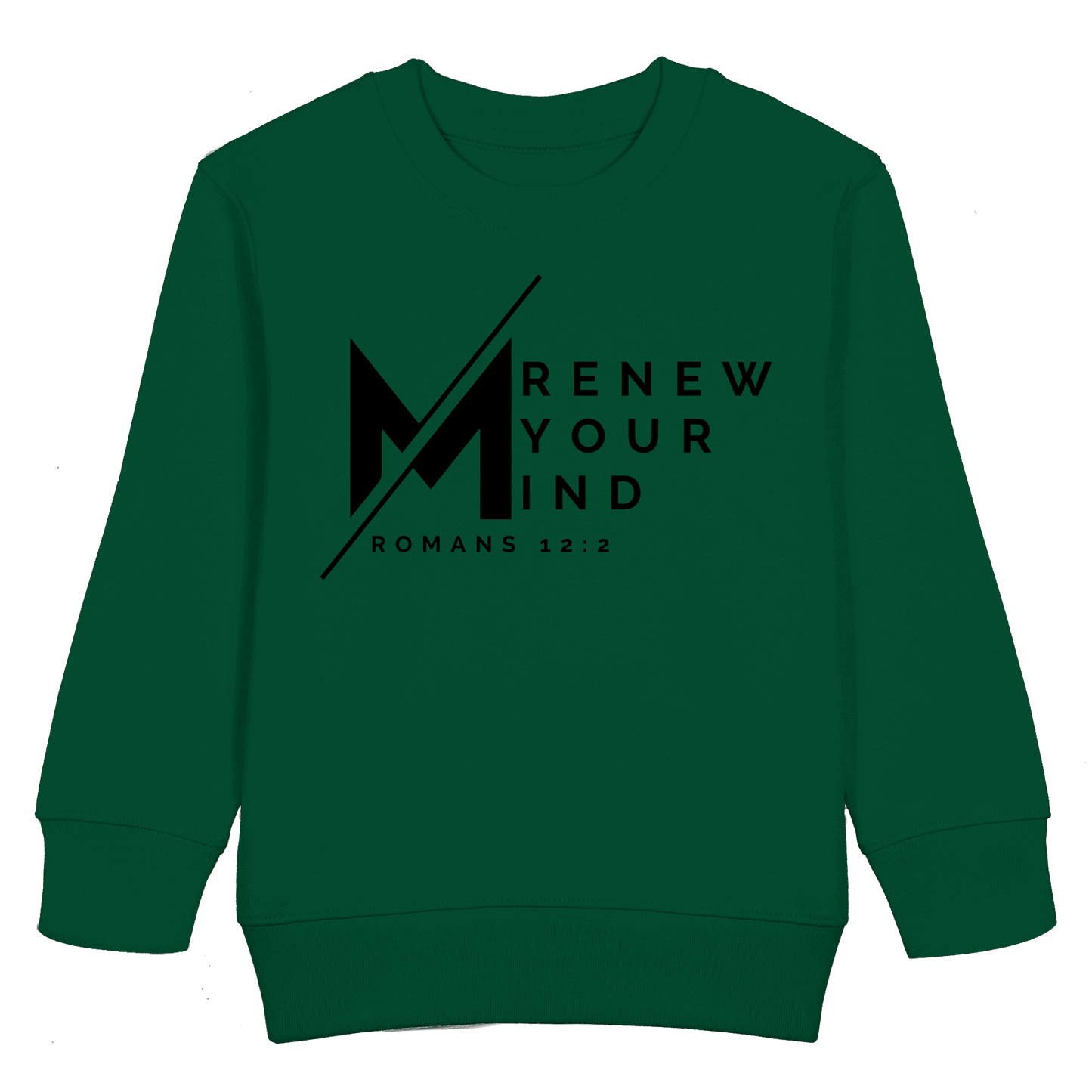 Erneuere deine Gedanken - Römer 12:2 - Kids Basic Sweatshirt