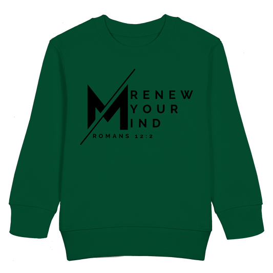 Erneuere deine Gedanken - Römer 12:2 - Kids Basic Sweatshirt