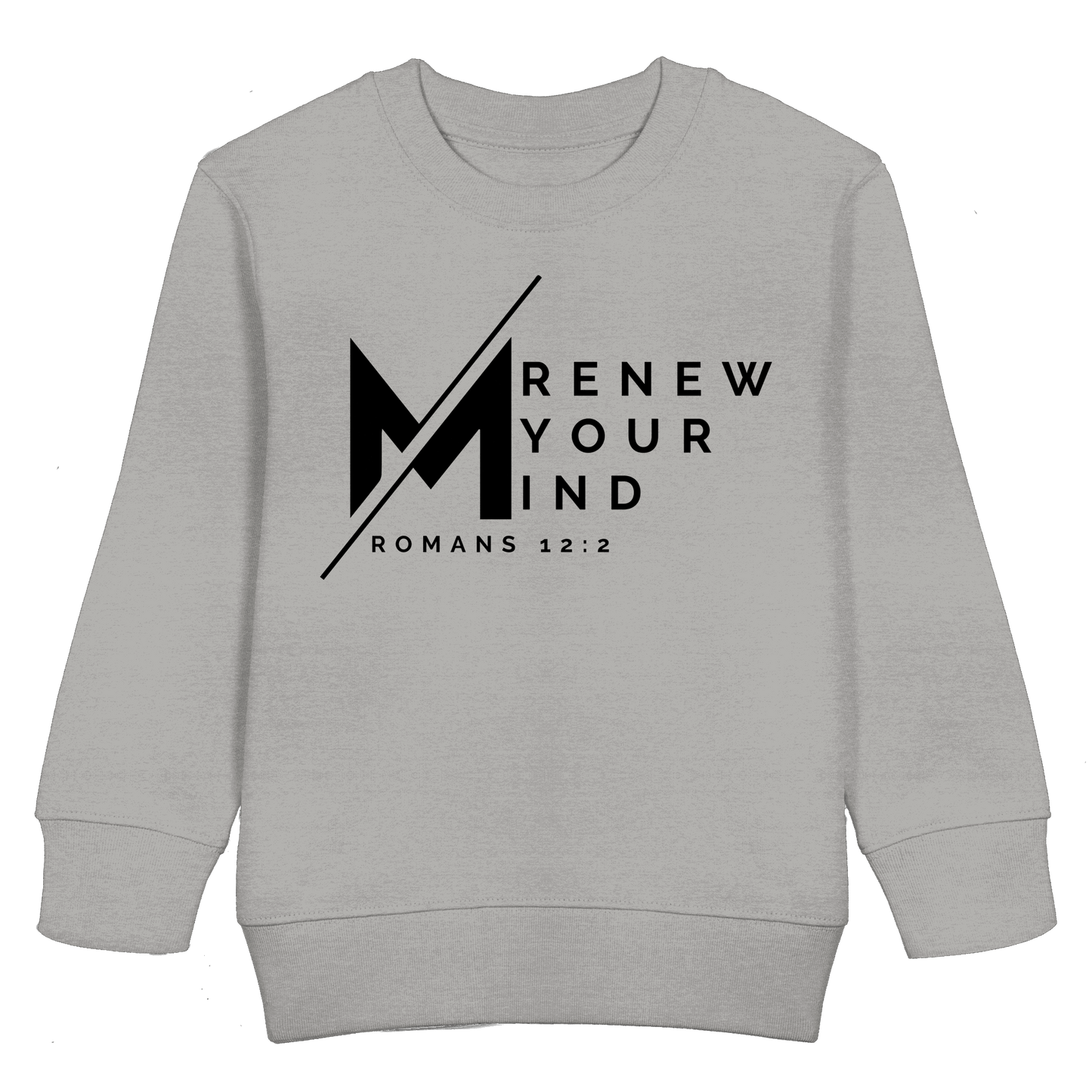 Erneuere deine Gedanken - Römer 12:2 - Kids Basic Sweatshirt