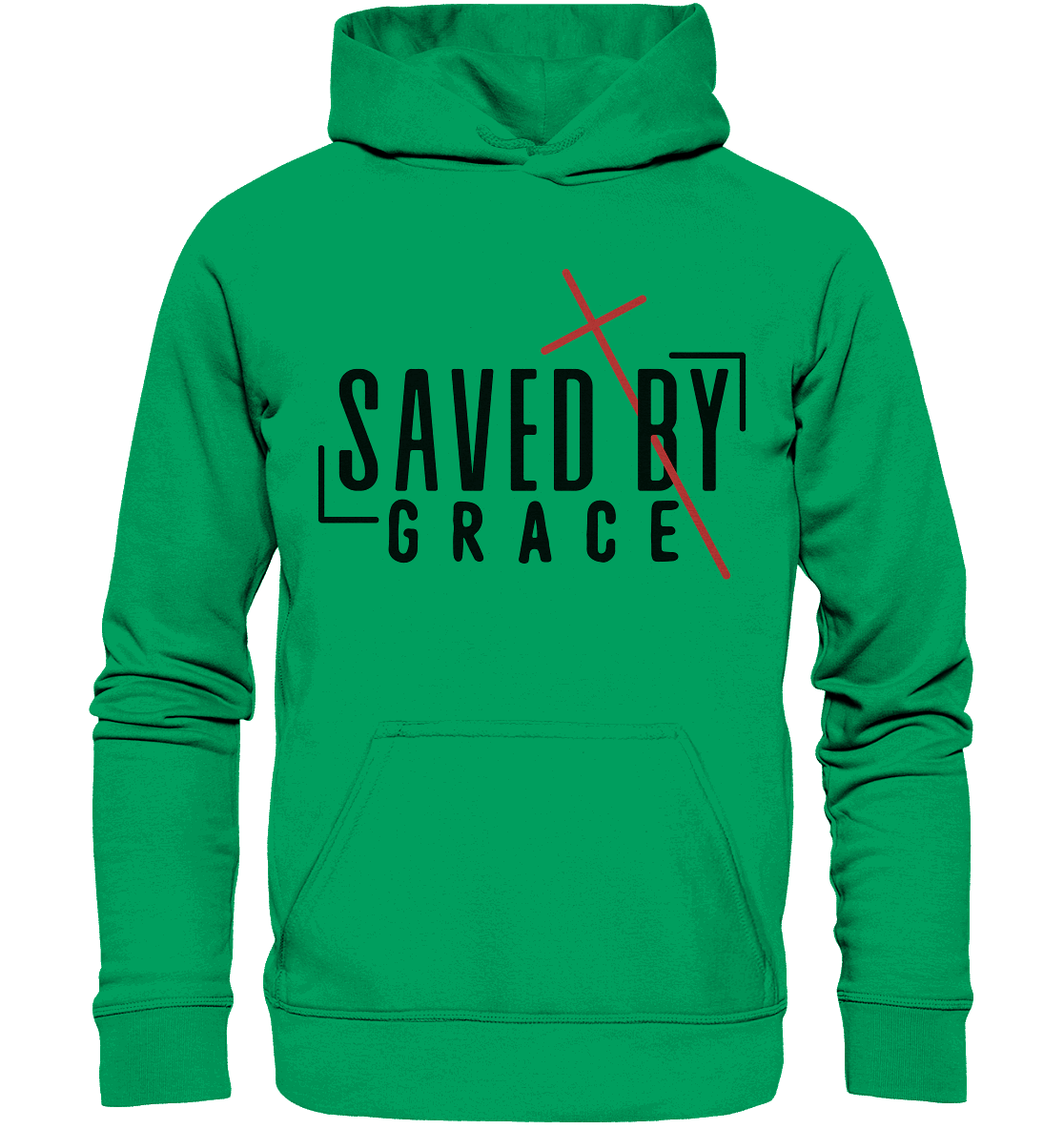 Saved by Grace – Ein kraftvolles Statement des Glaubens - Kids Premium Hoodie