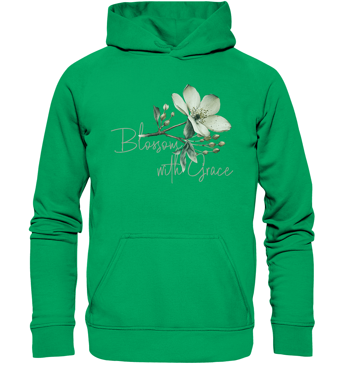 Blossom with Grace - Kids Premium Hoodie