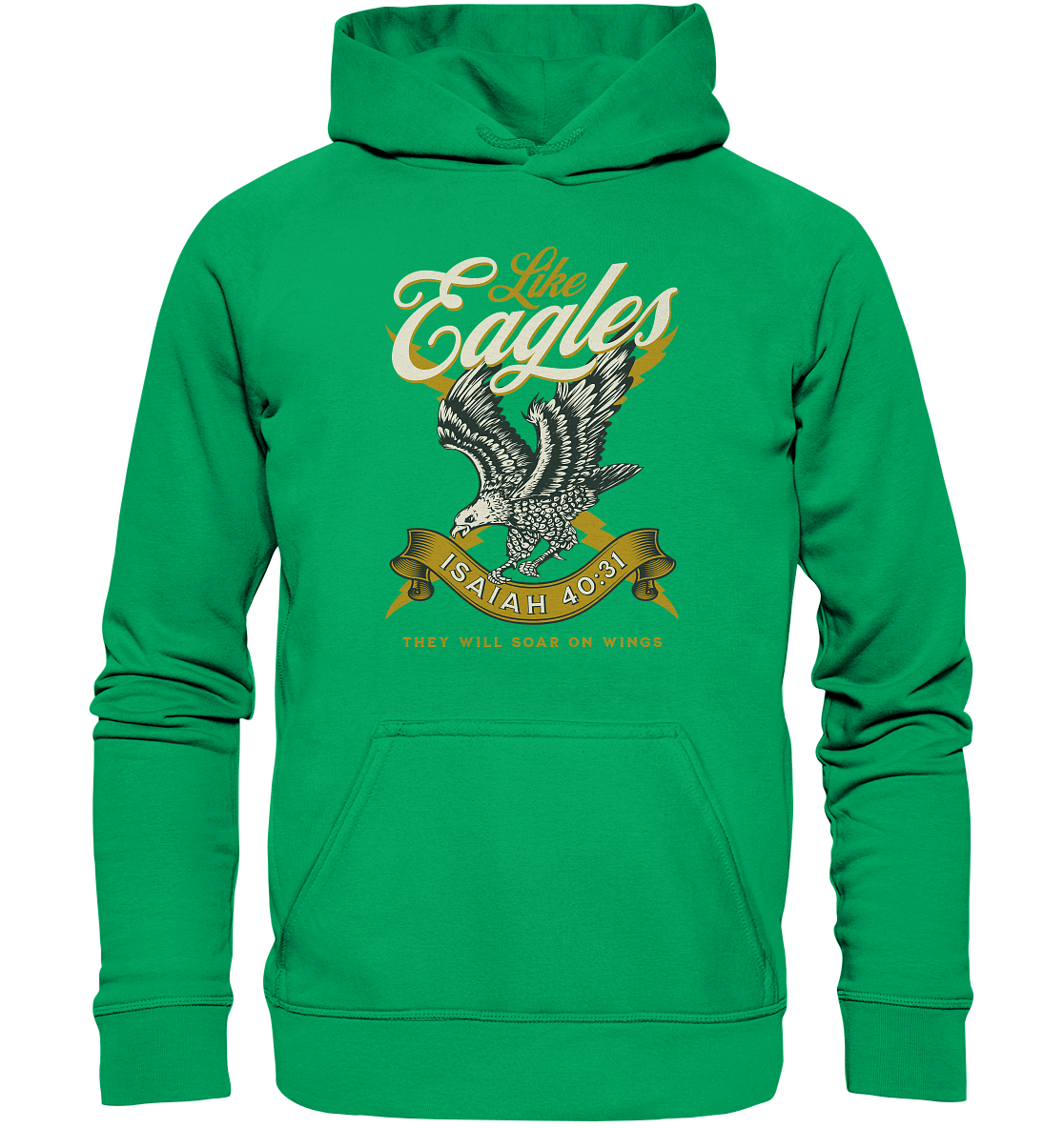 They will fly like eagles – Isaiah 40:31 - Kids Premium Hoodie