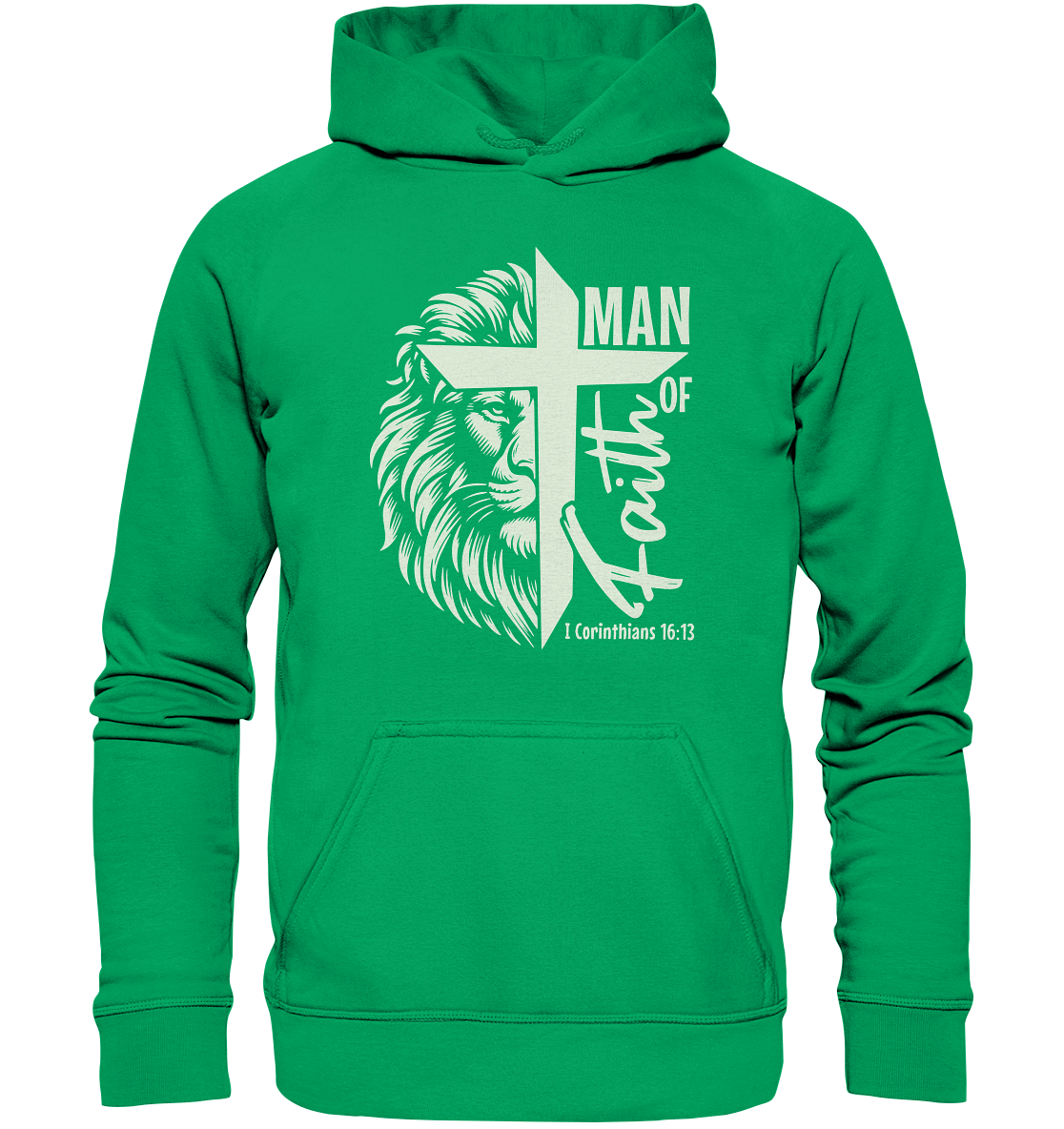 Man of Faith – 1 Corinthians 16:13 - Kids Premium Hoodie