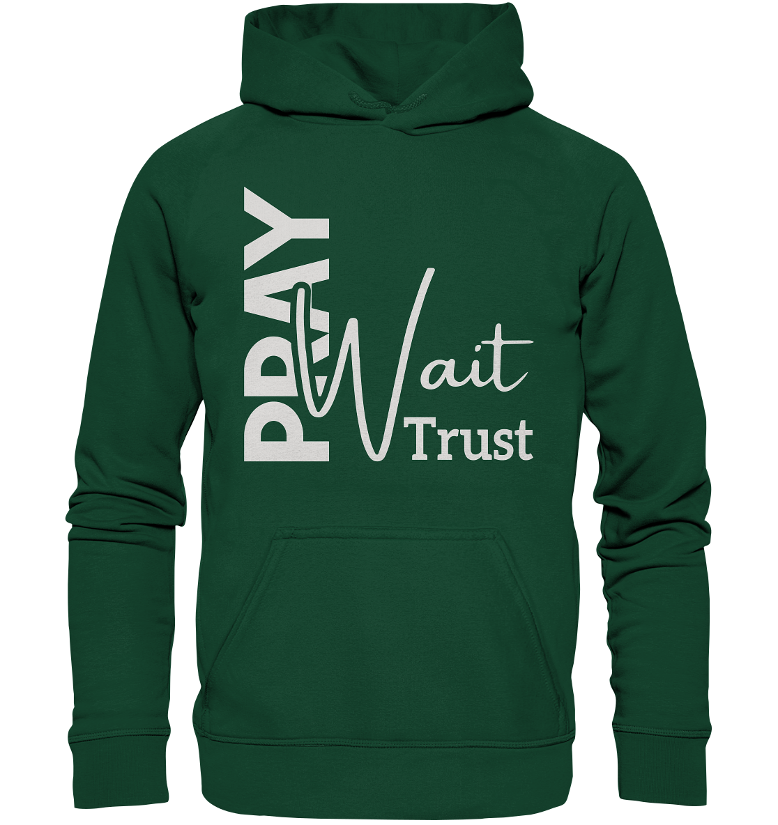 Pray. Wait. Trust. - Kids Premium Hoodie