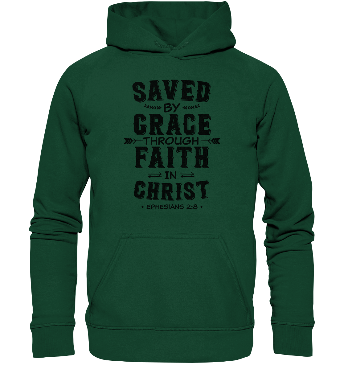 Saved by Grace through Faith in Christ  - Kids Premium Hoodie