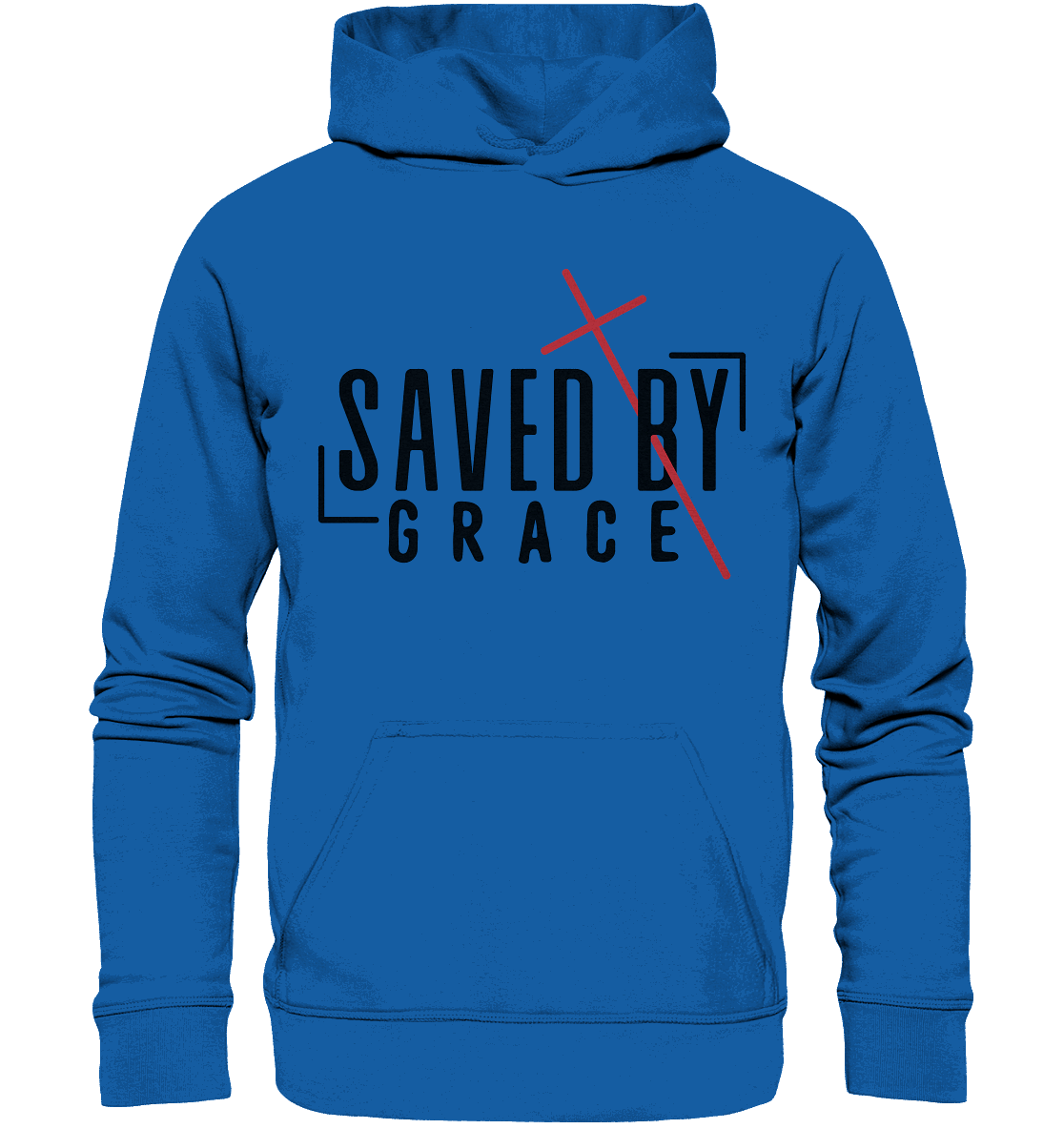 Saved by Grace – Ein kraftvolles Statement des Glaubens - Kids Premium Hoodie