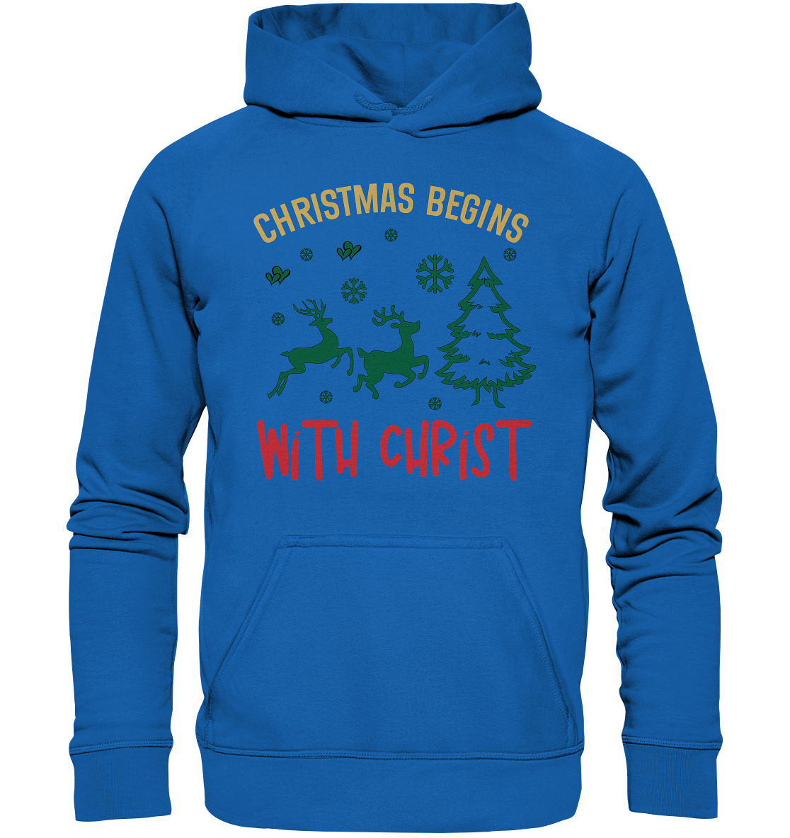 Christmas Begins with CHRIST - Kids Premium Hoodie