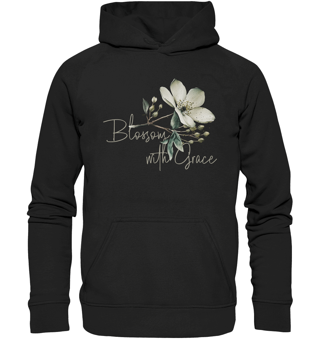 Blossom with Grace - Kids Premium Hoodie