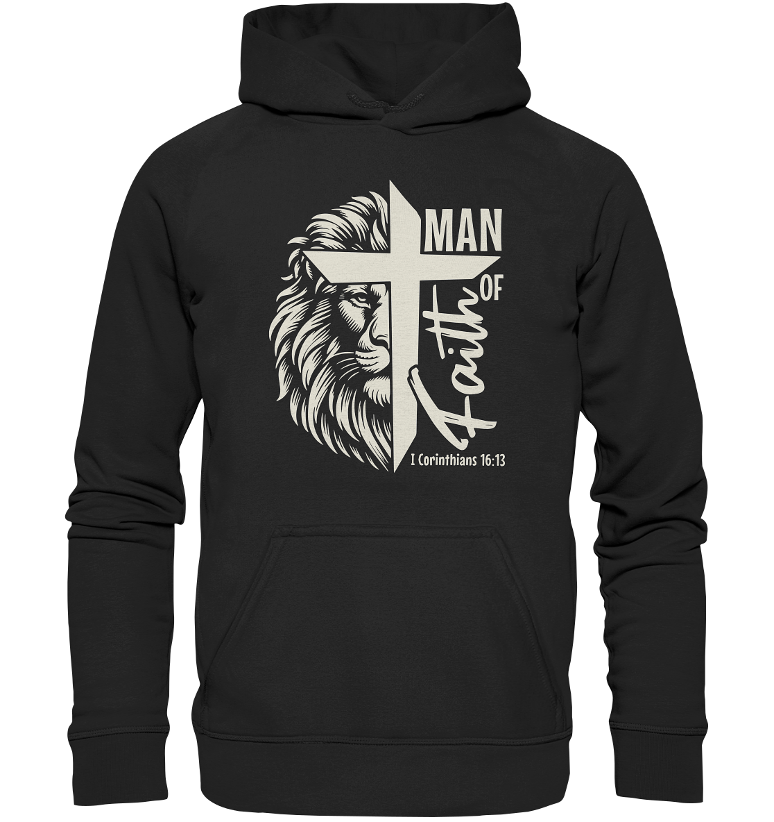 Man of Faith – 1 Corinthians 16:13 - Kids Premium Hoodie